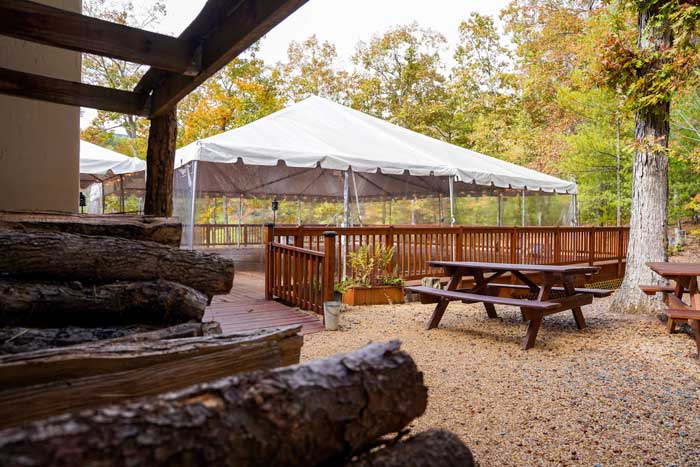 Montfair Resort Farm outdoor event tent