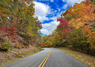 The Blue Ridge Parkway from milepost 0 to milepost 198 in Virginia Re- Opens